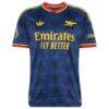 Arsenal adidas 2026/27 Away On-Field Authentic Custom Jersey - Navy - Side View