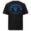 Charlotte FC Sportiqe Unisex Duke T-Shirt - Black - Detail View