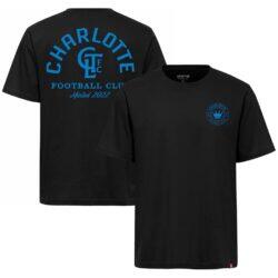 Charlotte FC Sportiqe Unisex Duke T-Shirt - Black - Front View