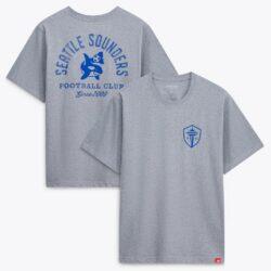 Seattle Sounders FC Sportiqe Unisex Duke T-Shirt - Gray - Front View