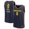 Kelsey Mitchell Indiana Fever Fashion7 Men's Fast Break Replica Jersey - Navy - Front View