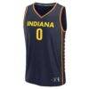 Kelsey Mitchell Indiana Fever Fashion7 Men's Fast Break Replica Jersey - Navy - Side View