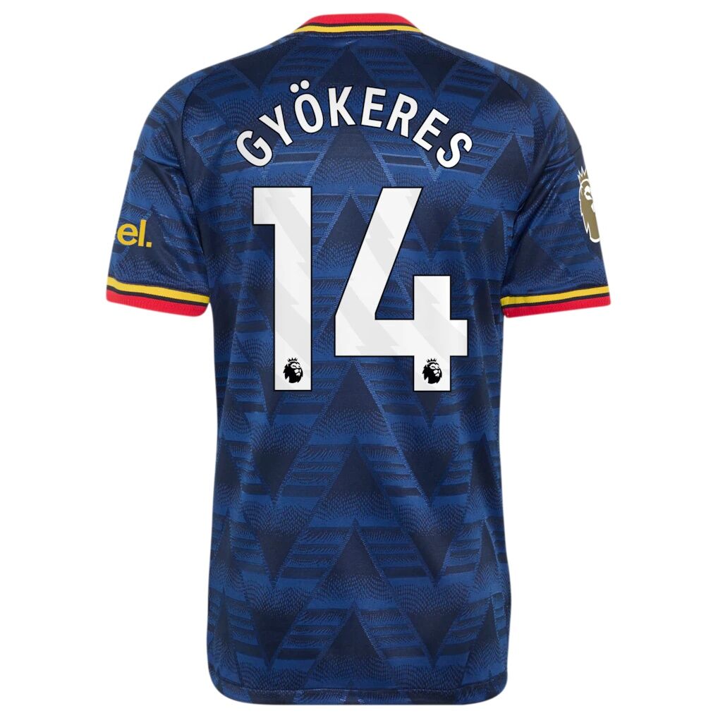 Viktor Gyökeres Arsenal adidas 2026/27 Away On-Field Authentic Jersey