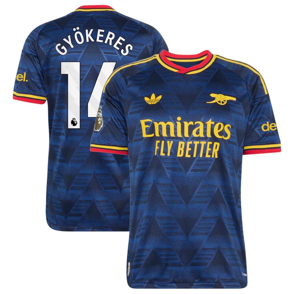 Viktor Gyökeres Arsenal adidas 2026/27 Away On-Field Authentic Jersey