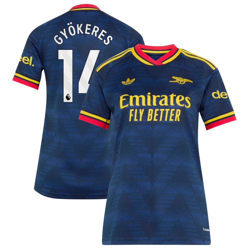 Viktor Gyökeres Arsenal adidas Women's 2026/27 Away Replica Jersey