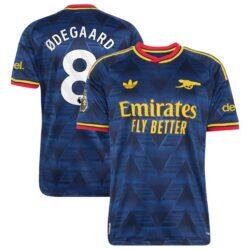 Martin Ødegaard Arsenal adidas 2026/27 Away On-Field Authentic Jersey - Navy - Front View