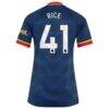 Declan Rice Arsenal adidas Women's 2026/27 Away Replica Jersey - Navy - Detail View