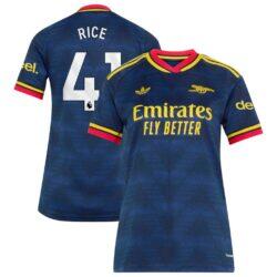 Declan Rice Arsenal adidas Women's 2026/27 Away Replica Jersey - Navy - Front View