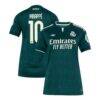 Kylian Mbappé Real Madrid adidas Women's 2026/27 Away Replica Jersey - Green - Front View
