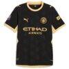 Erling Haaland Manchester City Puma 2026/27 Away On-Field Authentic Jersey - Black - Side View