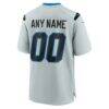 Detroit Lions Nike 2026 Rivalries Collection Game Custom Jersey - Silver - Detail View