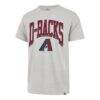 Arizona Diamondbacks '47 Walk Tall Franklin T-Shirt - Gray - Front View