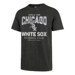 Chicago White Sox '47 Head On Scrum T-Shirt - Charcoal - Front View