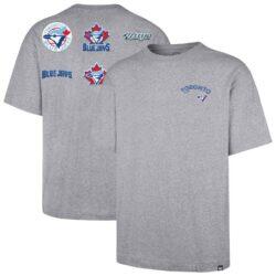 Toronto Blue Jays '47 History Lock Foundation T-Shirt - Gray - Front View