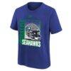 Seattle Seahawks Nike Youth Vintage Helmet T-Shirt - - Side View