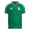 Mexico National Team adidas Youth 2026 Home On-Field Authentic Jersey - Green - Back View