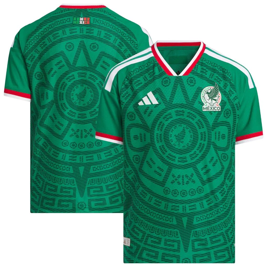 Mexico National Team adidas Youth 2026 Home On-Field Authentic Jersey
