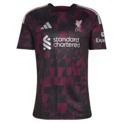 Liverpool adidas 2026/27 Third Replica Jersey - Black - Detail View