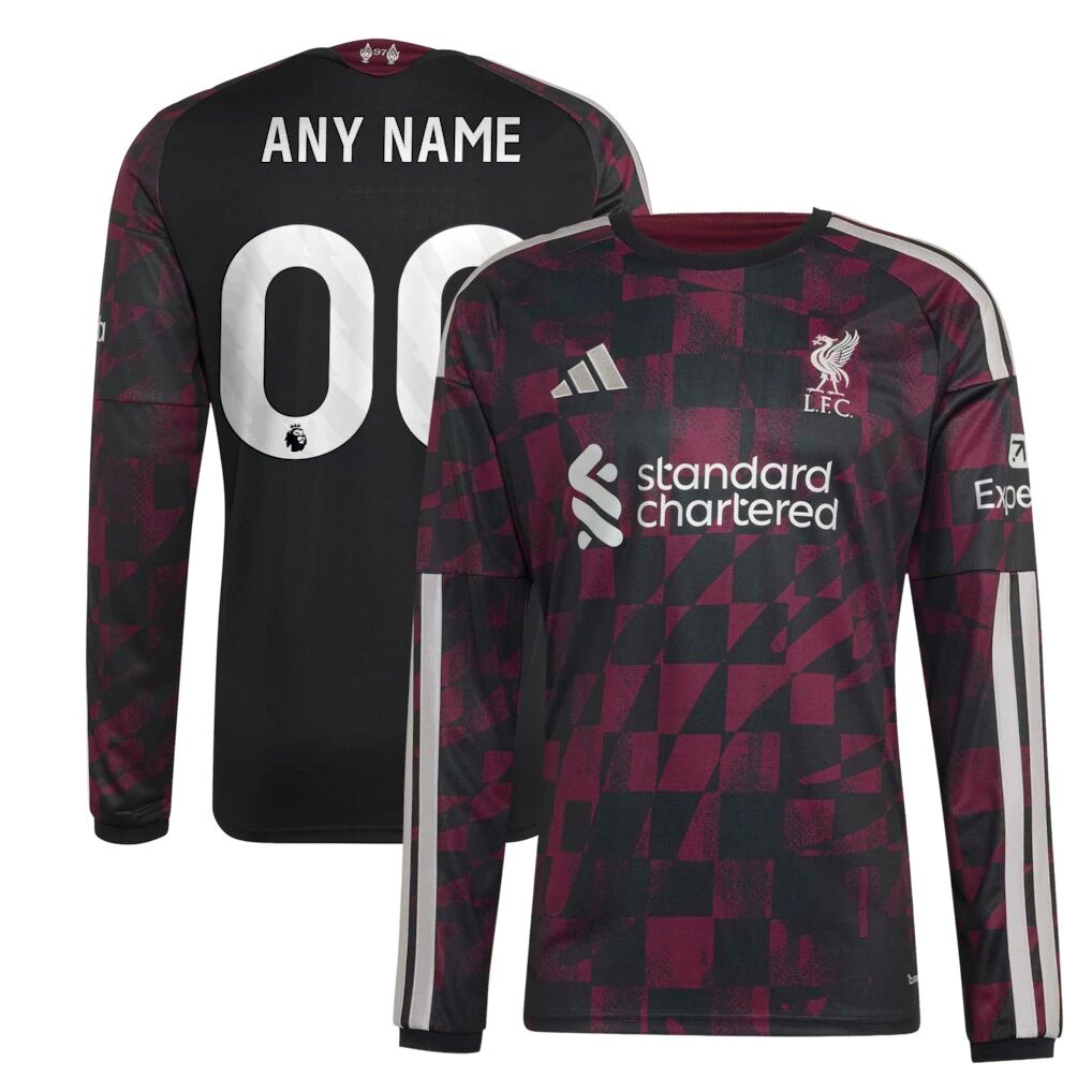 Liverpool adidas 2026/27 Third Replica Custom Long Sleeve Jersey