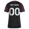 Liverpool adidas Women's 2026/27 Third Replica Custom Jersey - Black - Detail View