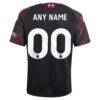 Liverpool adidas Youth 2026/27 Third Replica Custom Jersey - Black - Detail View