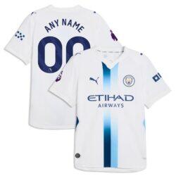 Manchester City Puma 2026/27 Third On-Field Authentic Custom Jersey - White - Front View