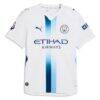 Manchester City Puma 2026/27 Third On-Field Authentic Custom Jersey - White - Side View