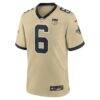 Tyler Shough New Orleans Saints Nike Alternate 60th Season Game Jersey - Gold - Side View