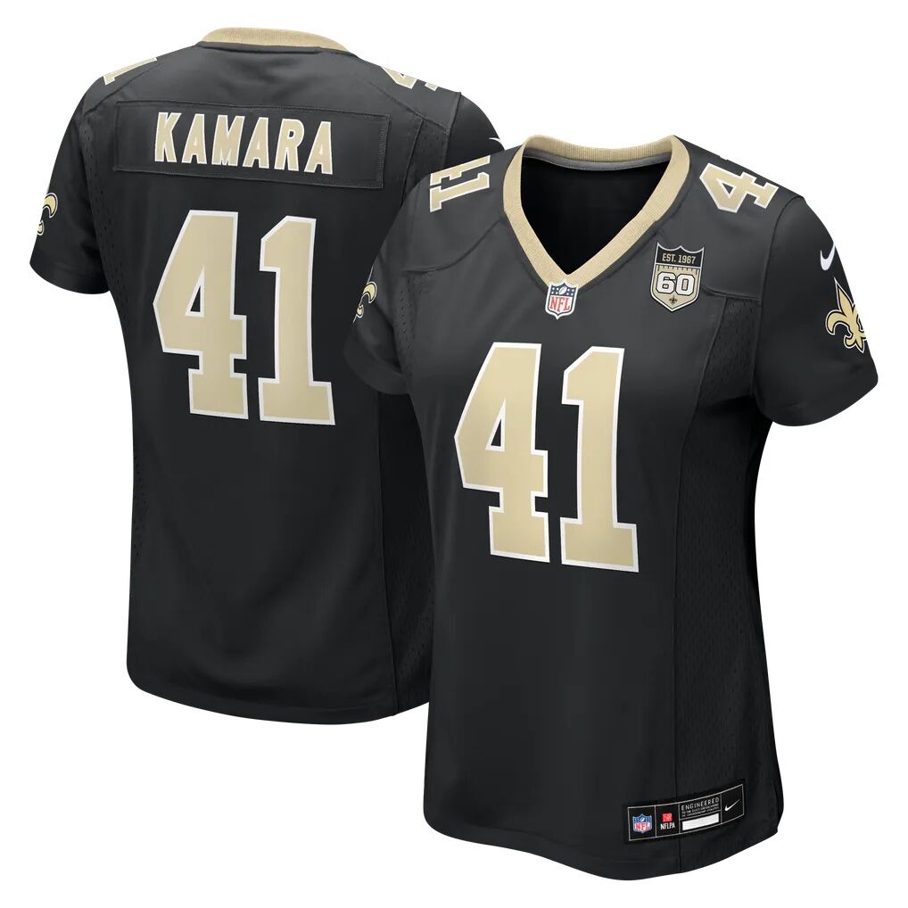 Alvin Kamara New Orleans Saints Nike Women's Team 60th Season Game Jersey