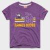 Randy Moss Minnesota Vikings Homage Youth Remix Signature Tri-Blend T-Shirt - Purple - Front View