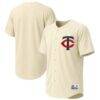 Minnesota Twins Stitches Fashion Jersey - Cream - Front View