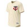 Minnesota Twins Stitches Fashion Jersey - Cream - Side View