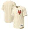New York Mets Stitches Fashion Jersey - Cream - Front View