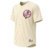 New York Yankees Stitches Fashion Jersey - Cream - Side View
