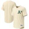 Athletics Stitches Fashion Jersey - Cream - Front View