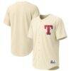 Texas Rangers Stitches Fashion Jersey - Cream - Front View