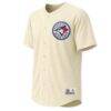 Toronto Blue Jays Stitches Fashion Jersey - Cream - Side View