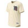 Detroit Tigers Stitches Fashion Jersey - Cream - Side View