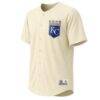 Kansas City Royals Stitches Fashion Jersey - Cream - Side View