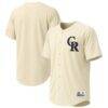 Colorado Rockies Stitches Fashion Jersey - Cream - Front View