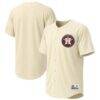 Houston Astros Stitches Fashion Jersey - Cream - Front View