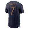 Ousmane Dembélé France National Team Jordan Brand Name & Number T-Shirt - Navy - Detail View
