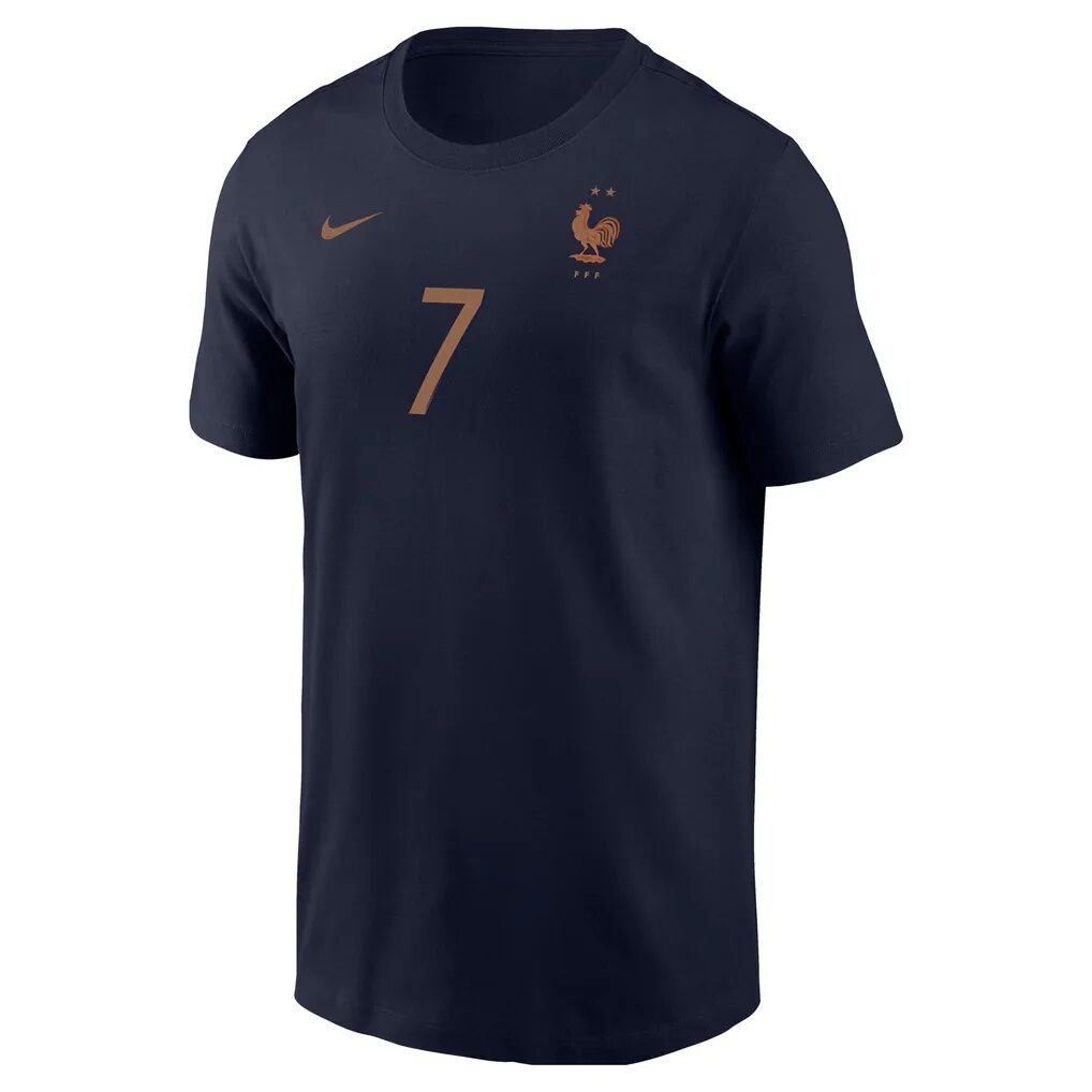 Ousmane Dembélé France National Team Jordan Brand Name & Number T-Shirt