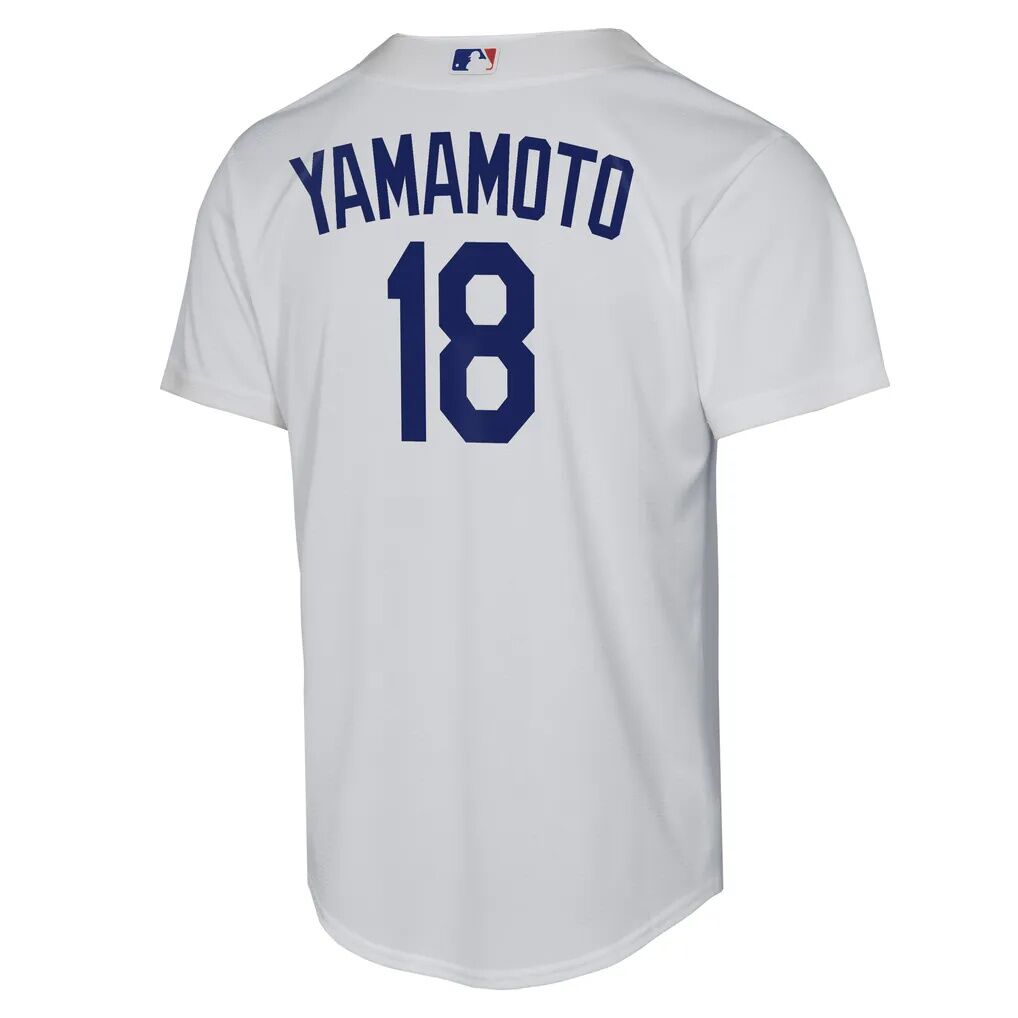Yoshinobu Yamamoto Los Angeles Dodgers Nike Youth Home Replica Jersey