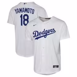 Yoshinobu Yamamoto Los Angeles Dodgers Nike Youth Home Replica Jersey