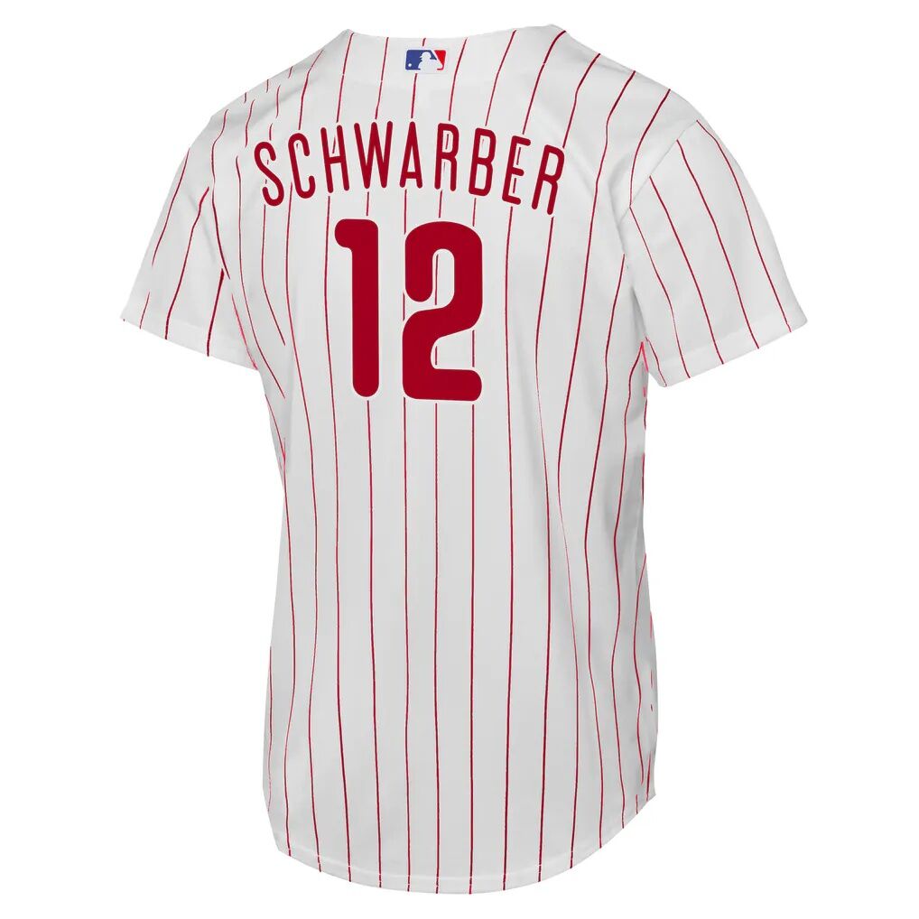 Kyle Schwarber Philadelphia Phillies Nike Youth Home Replica Jersey