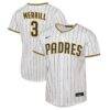 Jackson Merrill San Diego Padres Nike Youth Home Replica Jersey - White - Front View