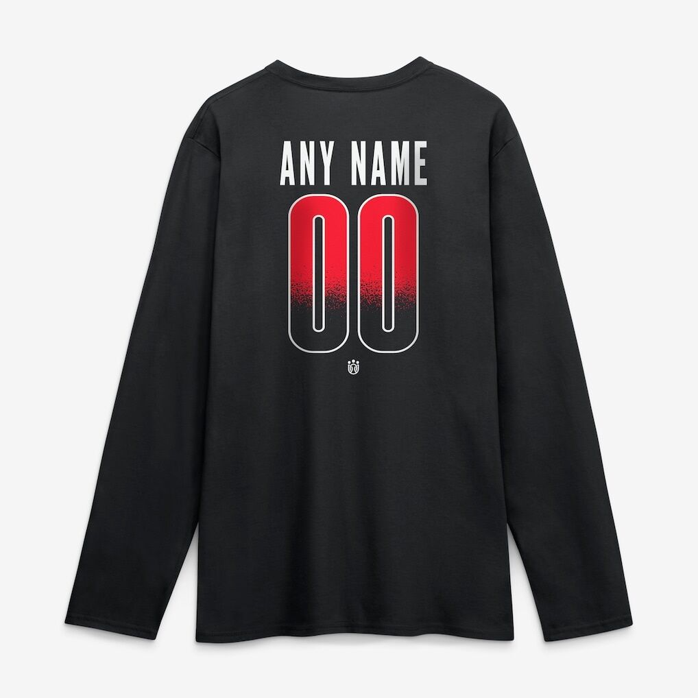 D.C. United  Home Field Pop Personalized Name & Number Long Sleeve T-Shirt