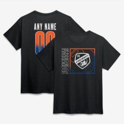 FC Cincinnati Home Field Pop Personalized Name & Number T-Shirt - Black - Front View