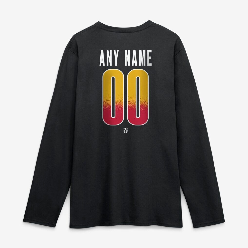 Real Salt Lake  Home Field Pop Personalized Name & Number Long Sleeve T-Shirt